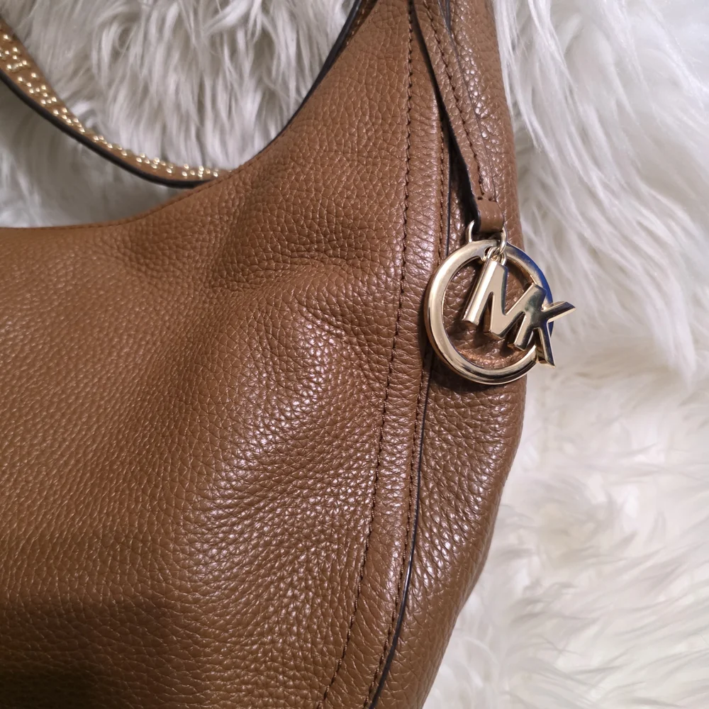 Michael Kors Brown Leather Hobo Bag - Picture 3 of 5